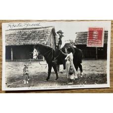 GAUCHO TOMANDO MATE ANTIGUA TARJETA POSTAL